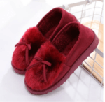 Screenshot 2024-01-08 at 12-54-55 44.42RON Bow Winter Fur Slippers Platform Shoes for Home Ladies Flat Cute Slipper Furry Slides Loafers Pantoffels Dames Warm Winter Slippers – AliExpress